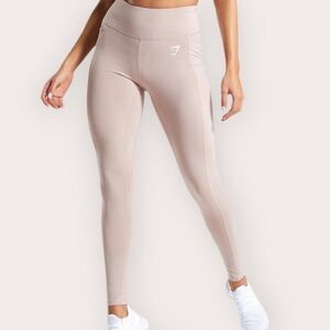 GymShark Taupe Dreamy Leggings, M